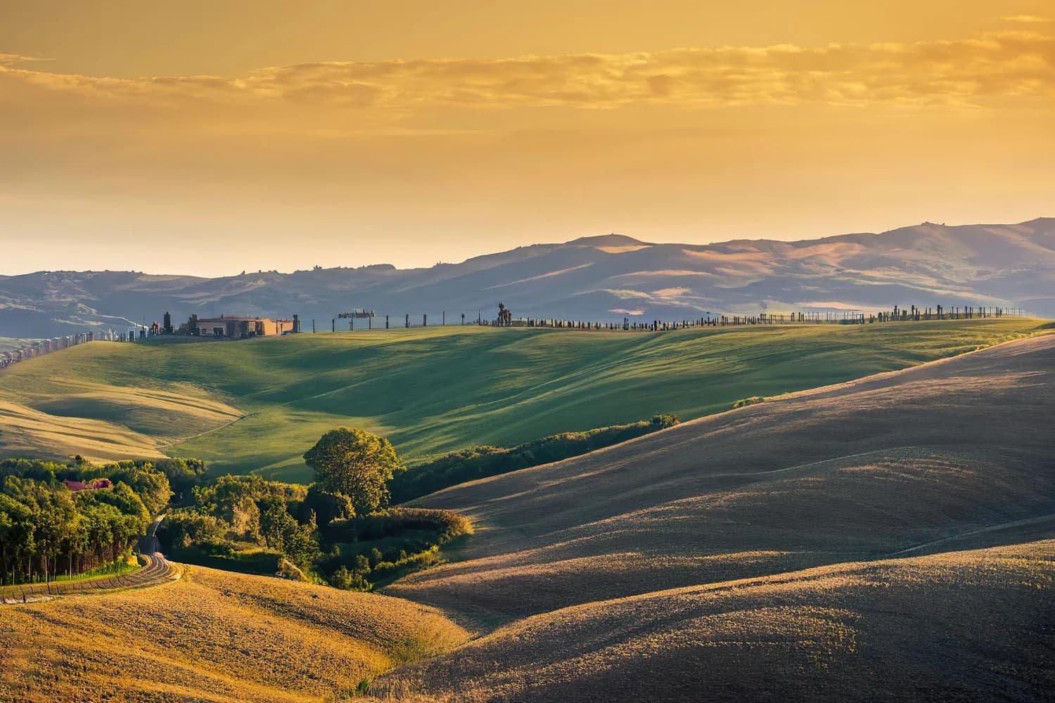 olaszország toszkán táj