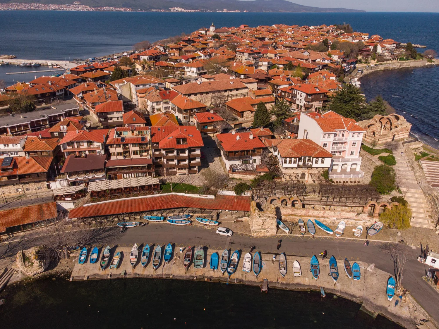 bulgária neszebár óváros tengerpart