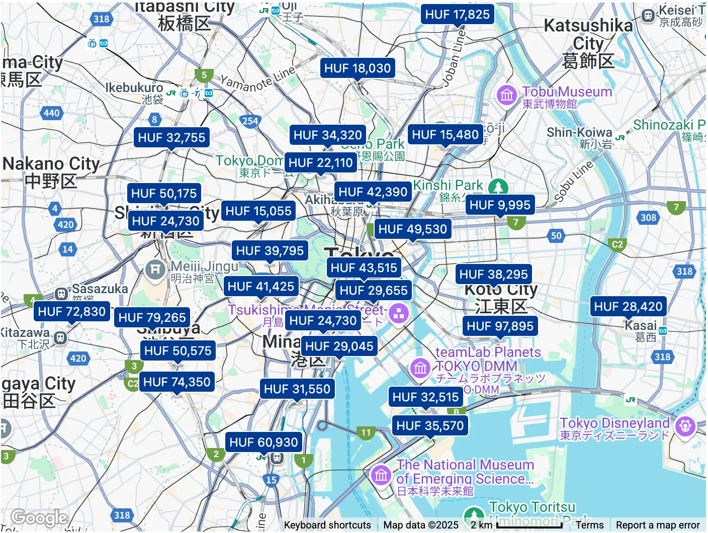 Map of location