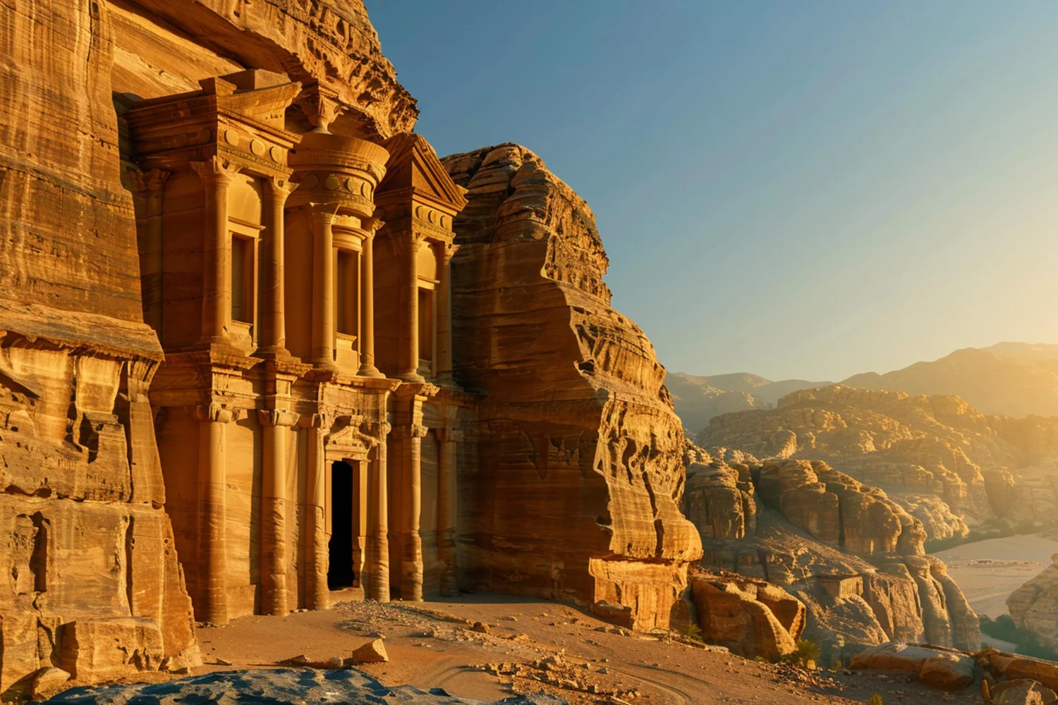 jordánia időjárás petra kincstár