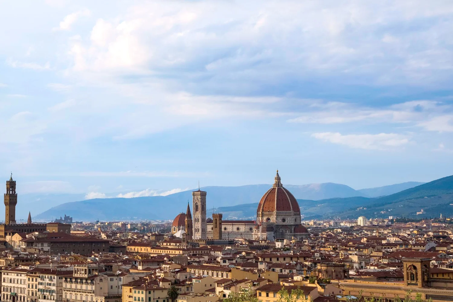 firenze dóm panoráma